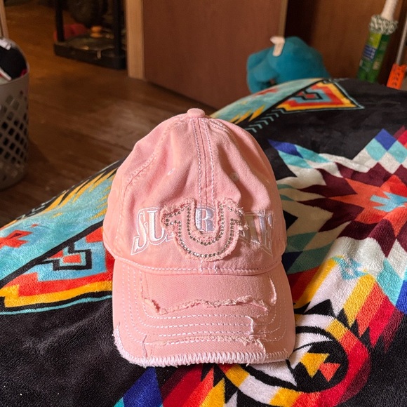 Supreme x True Religion 6-Panel 'Pink' - Picture 1 of 7